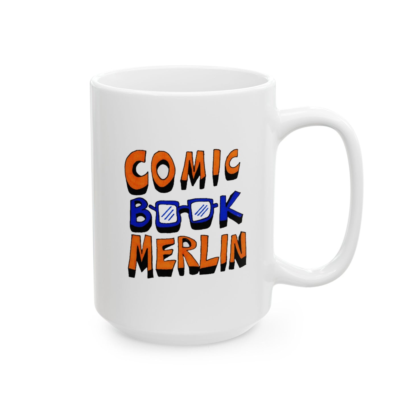 Comic Book Merlin Logo  150z Ceramic Mug