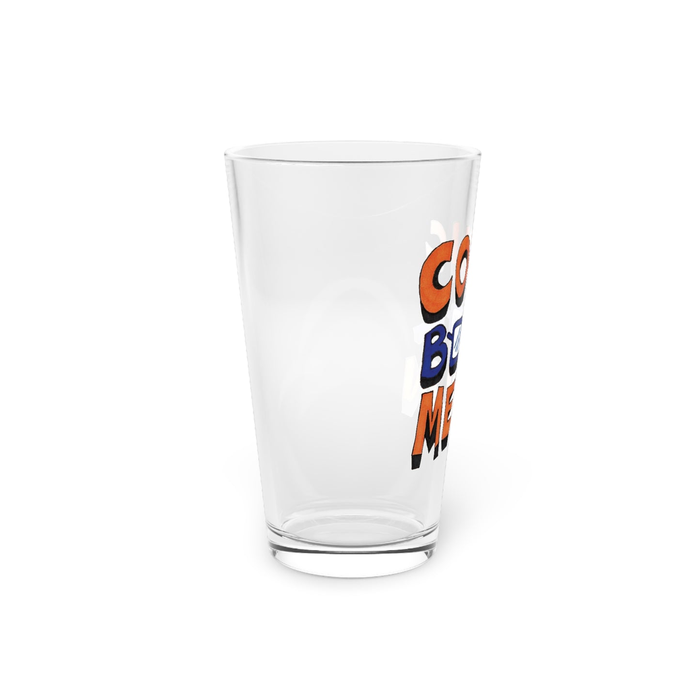 Comic Book Merlin Logo 16oz Pint Glass